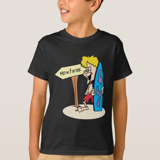Montauk Surfer Man T-shirt (Voorkant)