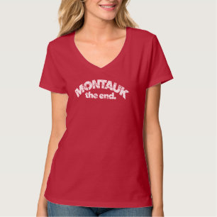 Montauk The End Long Island New York Ditch Plains T-shirt