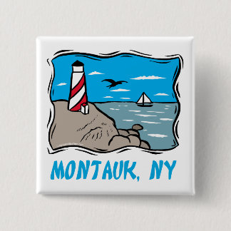 Montauk Vierkante Button 5,1 Cm