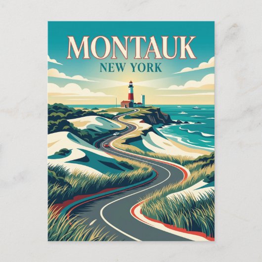 Montauk VS Briefkaart (Voorkant)