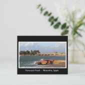 Montazah Beach - Carte postale Égypte (Debout devant)