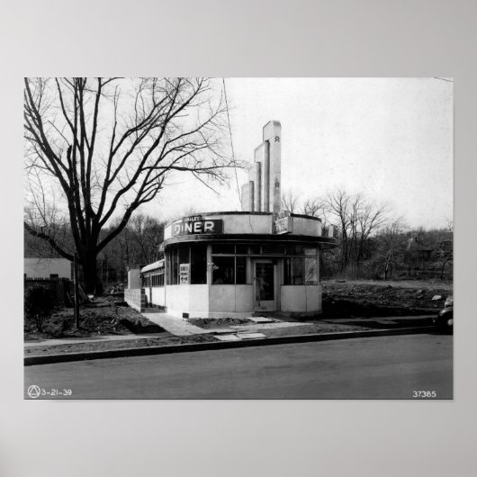 Montclair, New Jersey, Valley Diner, Poster (Voorkant)