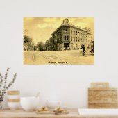 Montclair, NJ Crane Building, 1915  Poster (Keuken)