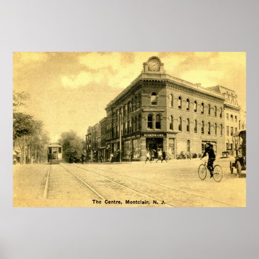 Montclair, NJ Crane Building, 1915  Poster (Voorkant)