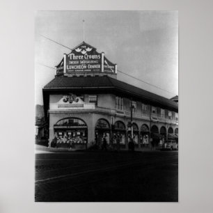 Montclair NJ Three Crowns, , 1945 Poster