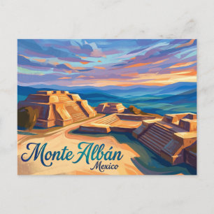 Monte Albán Mexico Briefkaart