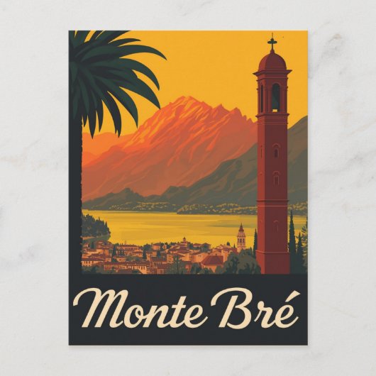  Monte Bré Reizen Briefkaart (Voorkant)