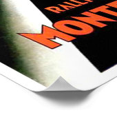 Monte Carlo 1931 Rallye vintage course Poster (Coin)