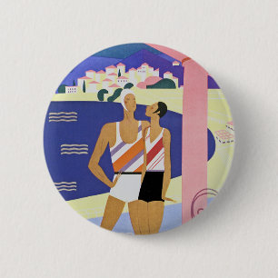 Monte Carlo Beach Ronde Button 5,7 Cm