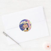  Monte Carlo Beach Ronde Sticker (Envelop)