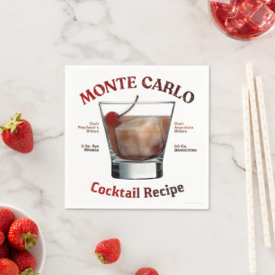 Monte Carlo Cocktailrecept Kunst Servet