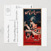 Monte Carlo Girls Briefkaart (Voorkant / Achterkant)