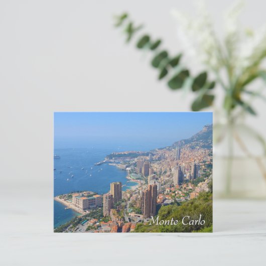 Monte Carlo in Monaco Briefkaart (Staand voorkant)