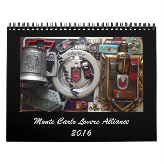 Monte Carlo Lovers Alliance FB Group 2016 Calendar Kalender (Hoes)