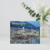 Monte Carlo magnet Briefkaart (Staand voorkant)
