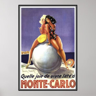 Monte-Carlo, Monaco - Poster