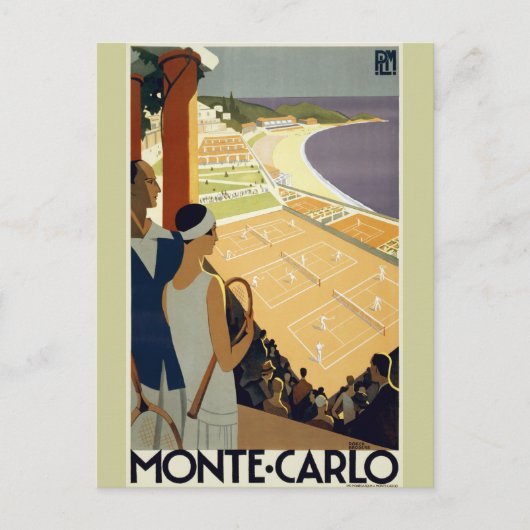  Monte Carlo Monaco Reis Briefkaart (Voorkant)