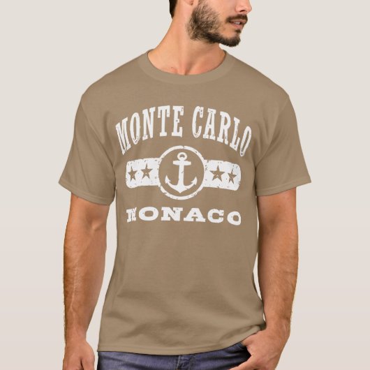 Monte Carlo Monaco T-Shirt (Voorkant)