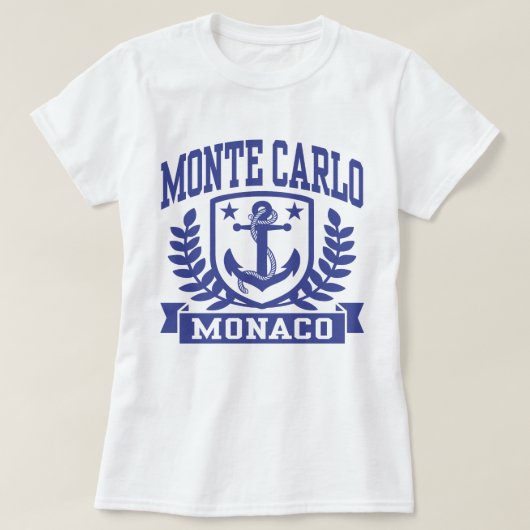 Monte Carlo Monaco T-shirt (Design voorkant)