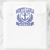 Monte Carlo Monaco Vierkante Sticker (Tas)