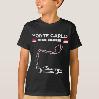 Monte Carlo Race Formule Racing Car Monaco M T-shirt