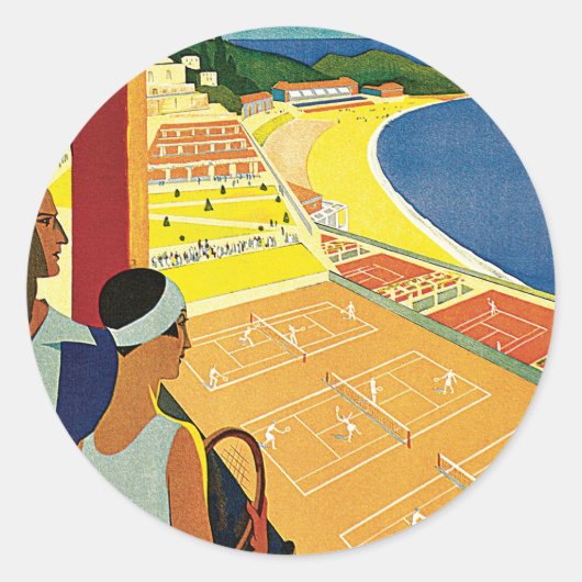 Monte Carlo Ronde Sticker (Voorkant)