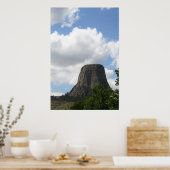 Monte Devils Tower, affiche du Wyoming (Cuisine)