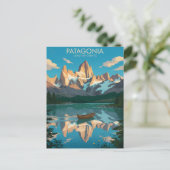 Monte Fitz Roy Patagonia Briefkaart (Staand voorkant)