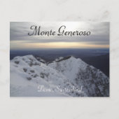 Monte Generoso, Tessin - Carte postale Alpes suiss (Devant)