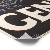 Monte Generoso, Zwitserland, reisposter Poster (Hoek)