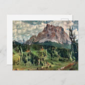 Monte Pelmo Briefkaart (Voorkant / Achterkant)