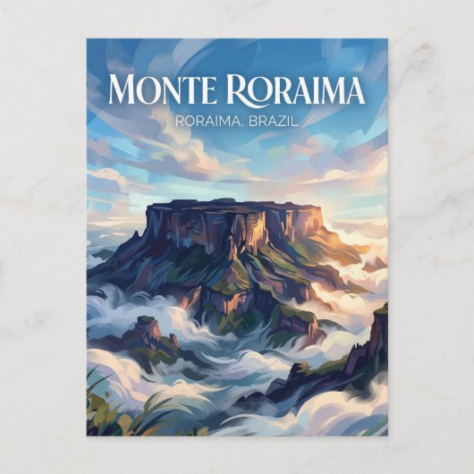Monte Roraima Brazilië Briefkaart (Voorkant)