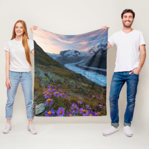 Monte Rosa Glacier Zwitserland Fleece Deken