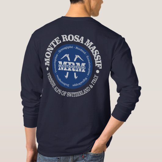 Monte Rosa Massif T-shirt (Achterkant)