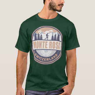 Monte Rosa Zwitserland Zwitserse Alpen  Hiking T-shirt