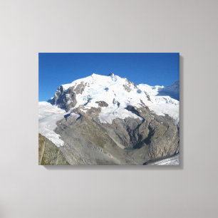 Monte Rosa, Zwitserse Alpen Canvas Afdruk