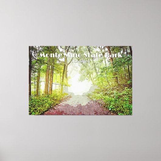 Monte Sano State Park Canvas Afdruk (Voorkant)