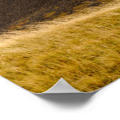 Monte volcanique noire et affiche des nuages bas (Coin)