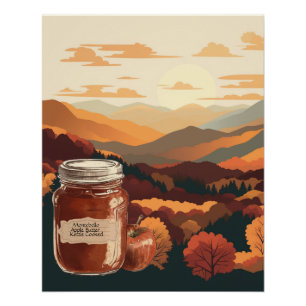 Montebello VA Blue Ridge Mountains Appelstroop Perfect Poster