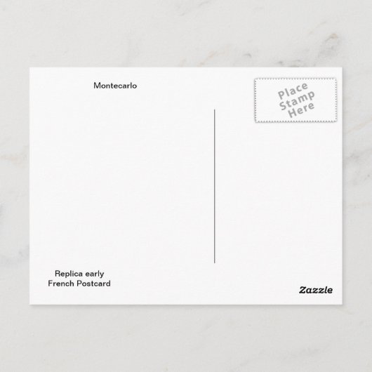 Montecarlo, vroege multiview briefkaart (Achterkant)
