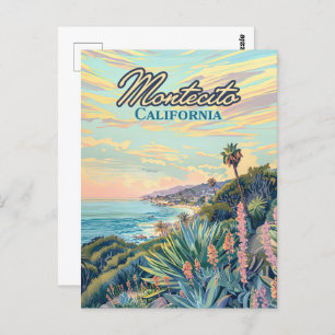Montecito California Santa Barbara Coastline Briefkaart