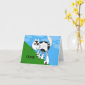Montée ! Carte pour notes mignon de Kitty (Fleur jaune)