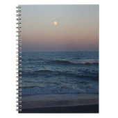 Montée De Lune Au-Dessus De L'Océan #4705- Carnet (Devant)