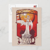 Montée D'Une Nouvelle Carte Postale Dawn (Devant / Derrière)