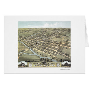 Monteer Vernon, OH Panoramic Map - 1870