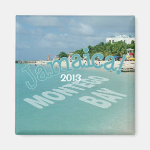 Montego Bay Jamaica Travel Photo Souvenir Magnet Magneet