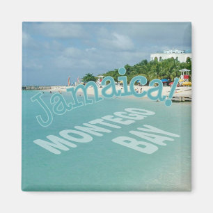Montego Bay Jamaica Travel Photo Souvenir Magnet Magneet