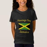 Montego Bay Jamaïque - T-shirt drapeau jamaïcain