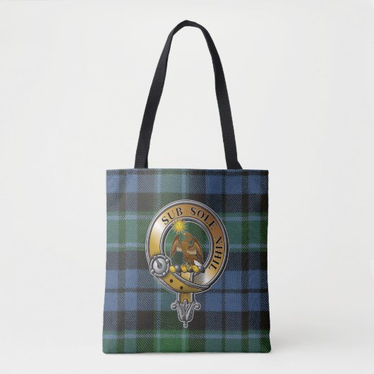 Monteith Tartan & Badge Draagtas (Voorkant)