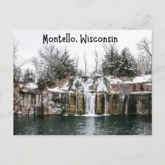 Montello Wisconsin Souvenir Briefkaart (Voorkant)